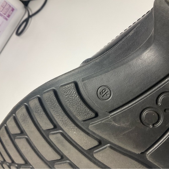 Men’s Gortex (waterproof) Black Ecco Slip on Dressy/Casual Shoe. Size 46/12-12.5 - Picture 5 of 7